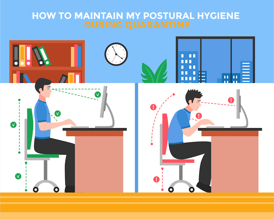 How to maintain my postural hygiene during quarantine?